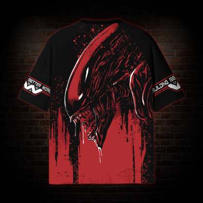 Alien Building Better Worlds Jersey Quick-drying T-shirt