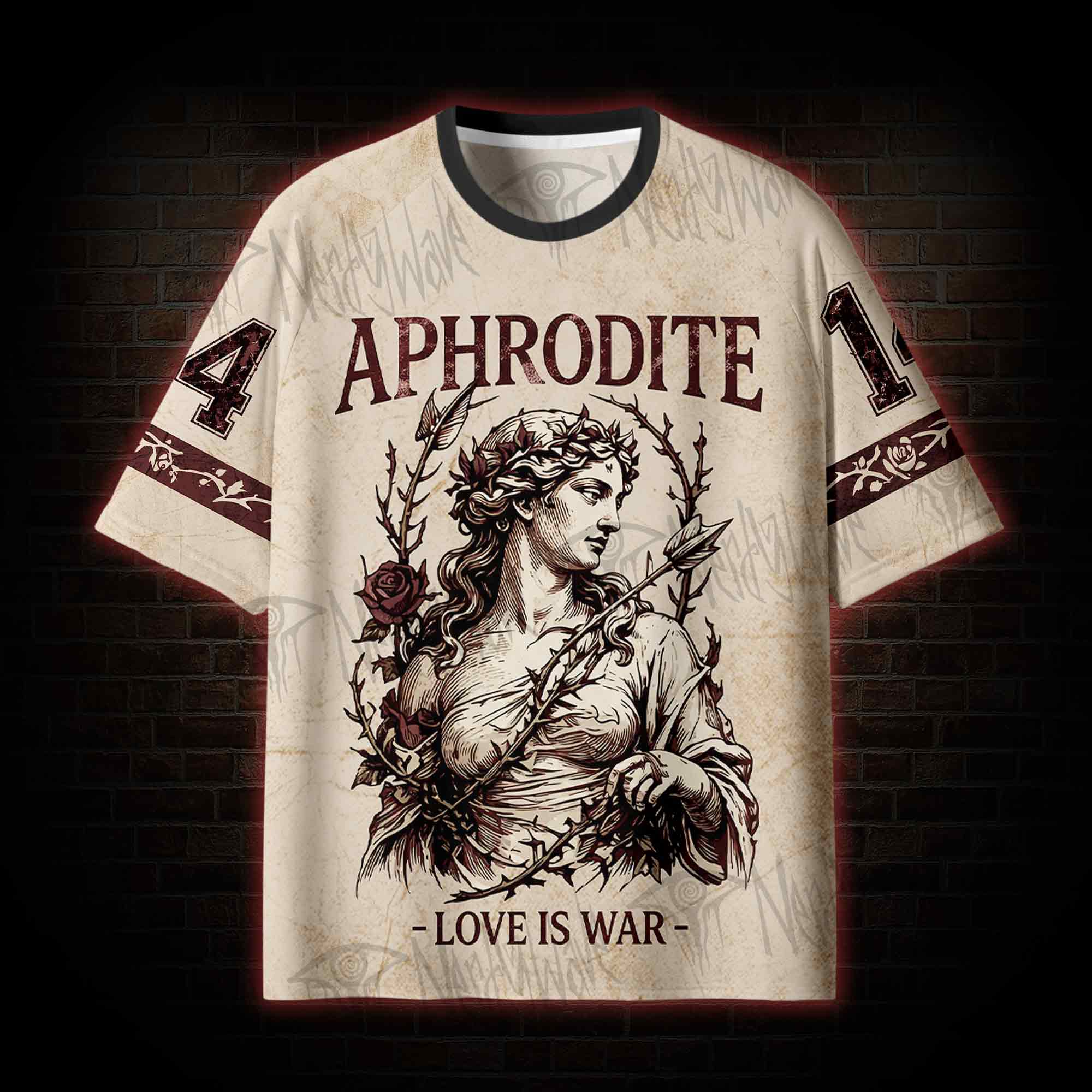 Love is War Greek mythology Jersey Quick-drying T-shirt