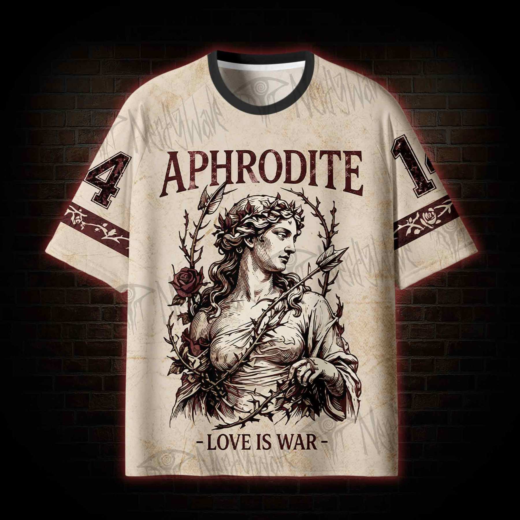 Love is War Greek mythology Jersey Quick-drying T-shirt