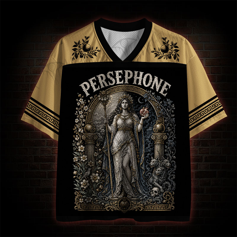 Persephone Pomegranate Mesh Jersey