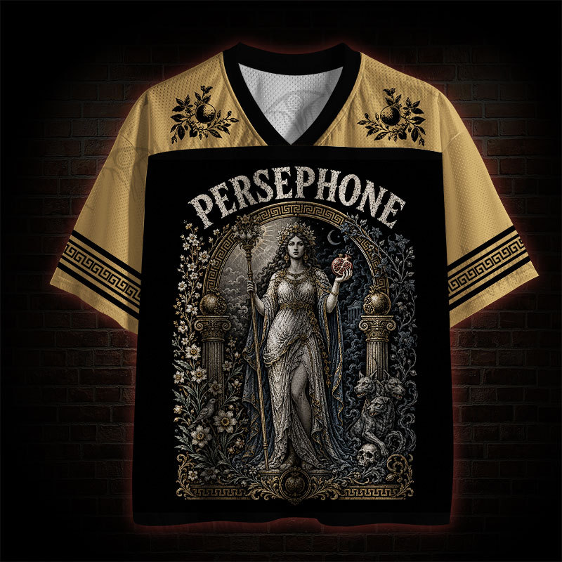 Persephone Pomegranate Mesh Jersey