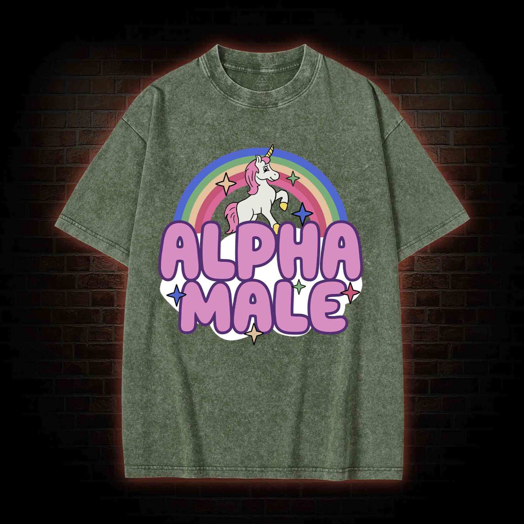 Alpha Male Washed T-shirt