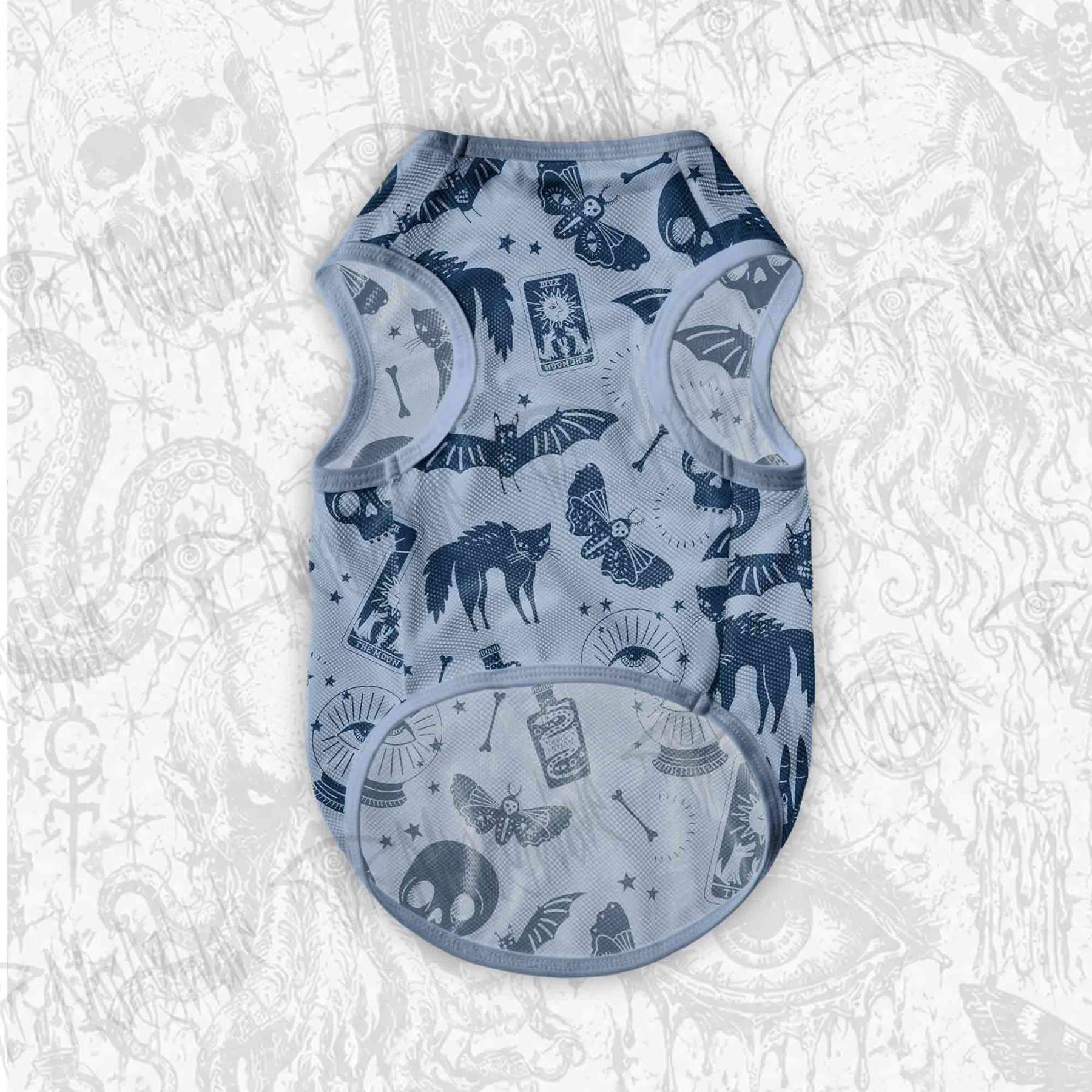 Mysterious Cats and Bats Pet Jersey