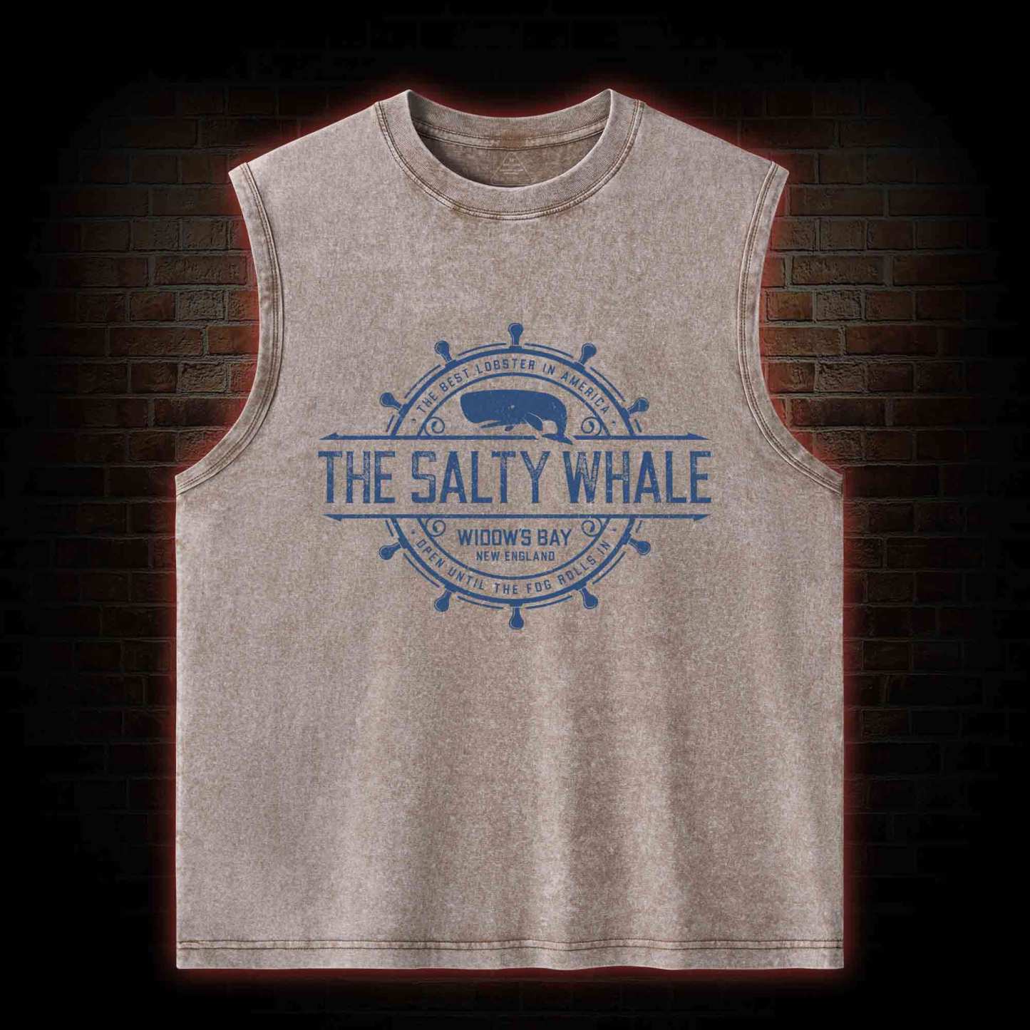 The Salty Whale Washed Tank Top