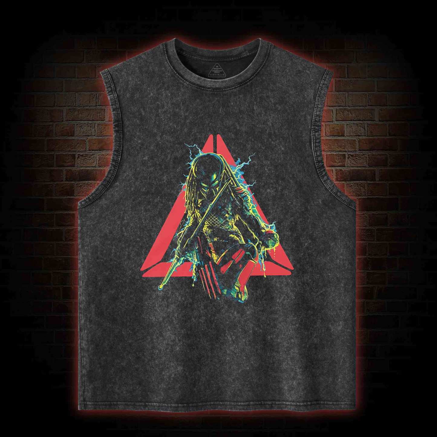 Retro Cult Alien Hunter Washed Tank Top