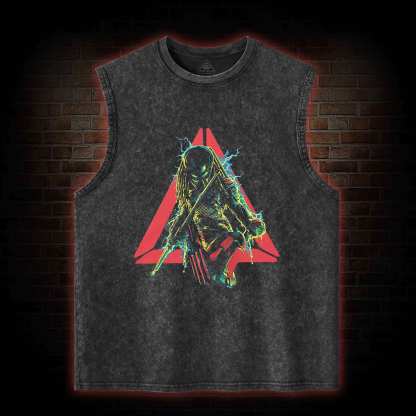 Retro Cult Alien Hunter Washed Tank Top