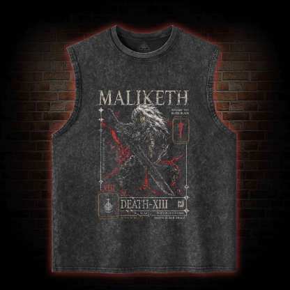 Death is Our Grace Washed Tank Top