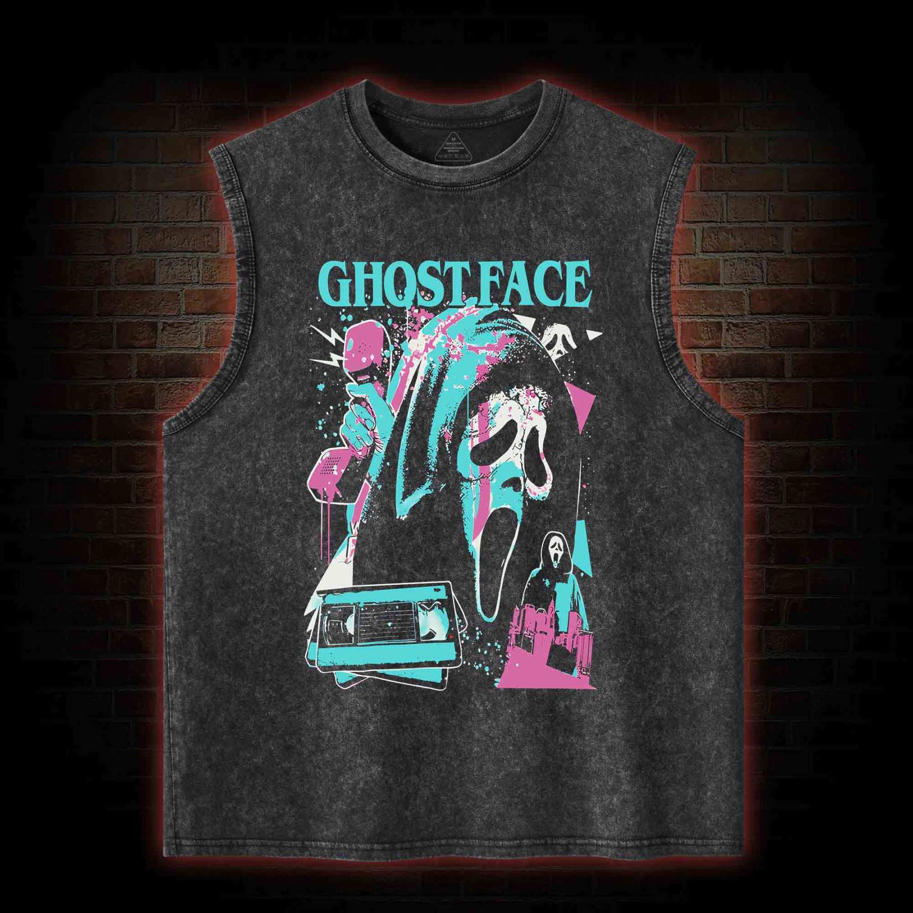 What's Your Favortie Scary Movie? Horror Washed Tank Top