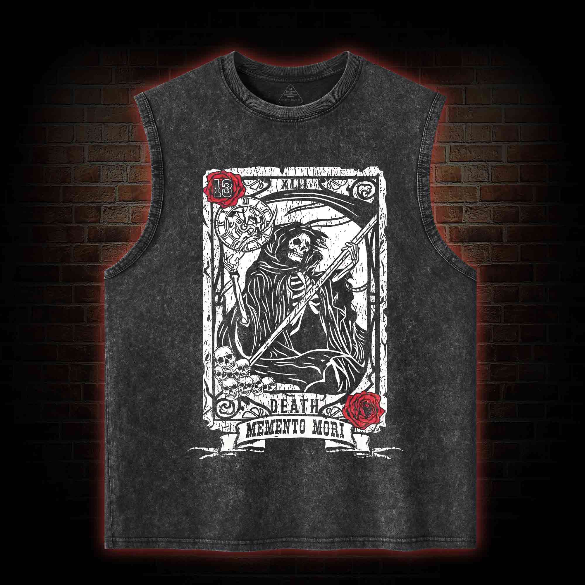 Memento Mori Washed Tank Top