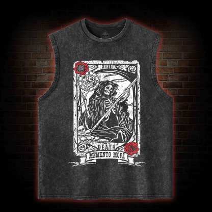 Memento Mori Washed Tank Top