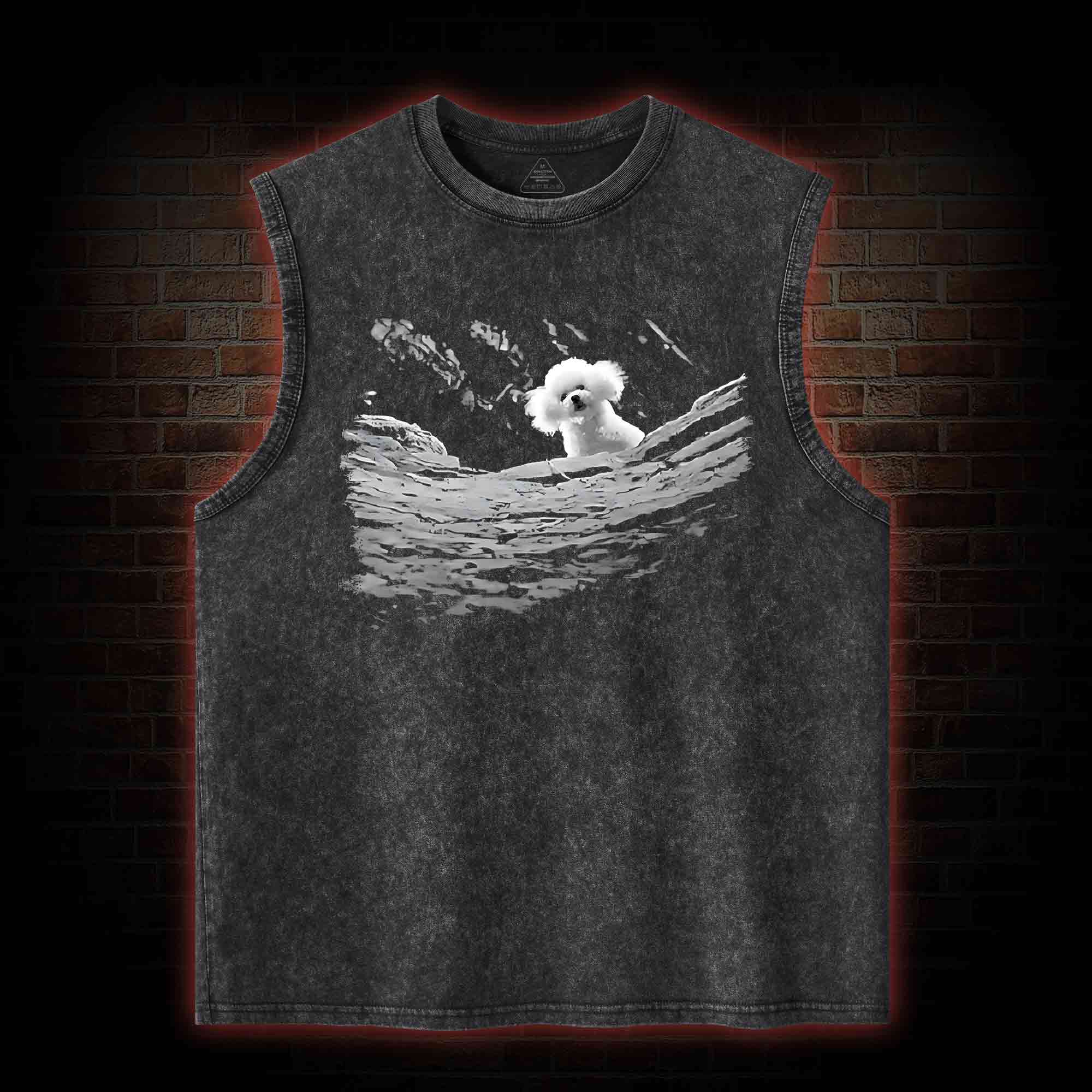 Precious Dog Washed Tank Top