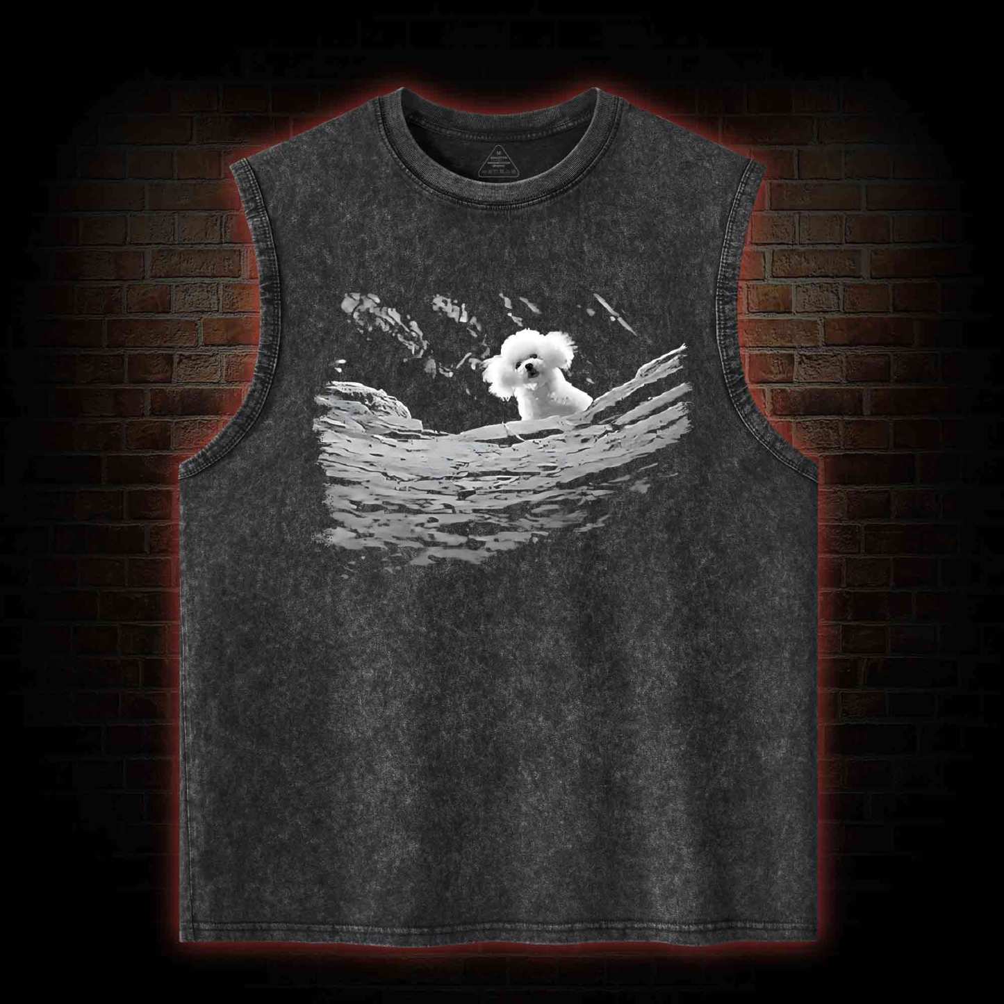 Precious Dog Washed Tank Top