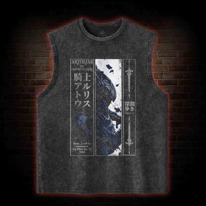 The Abysswalker Forgive Me Washed Tank Top