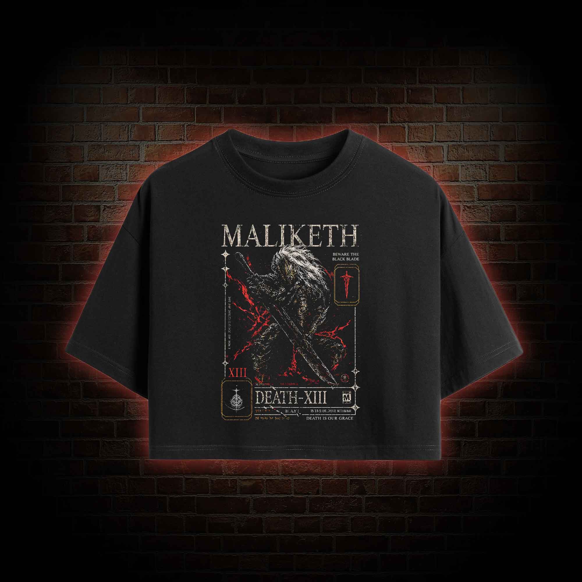 Death is Our Grace Crop Top