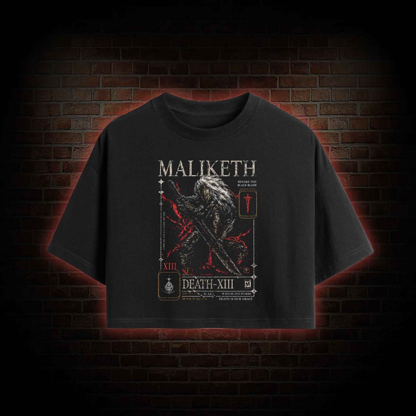 Death is Our Grace Crop Top