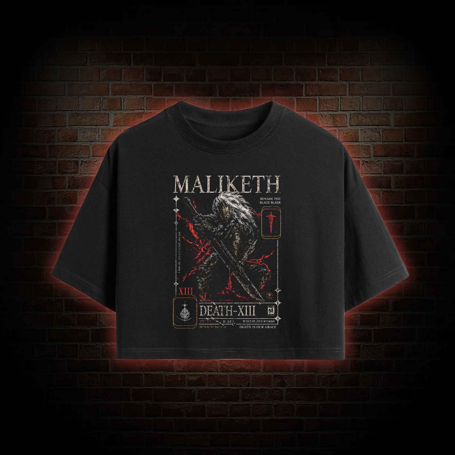 Death is Our Grace Crop Top