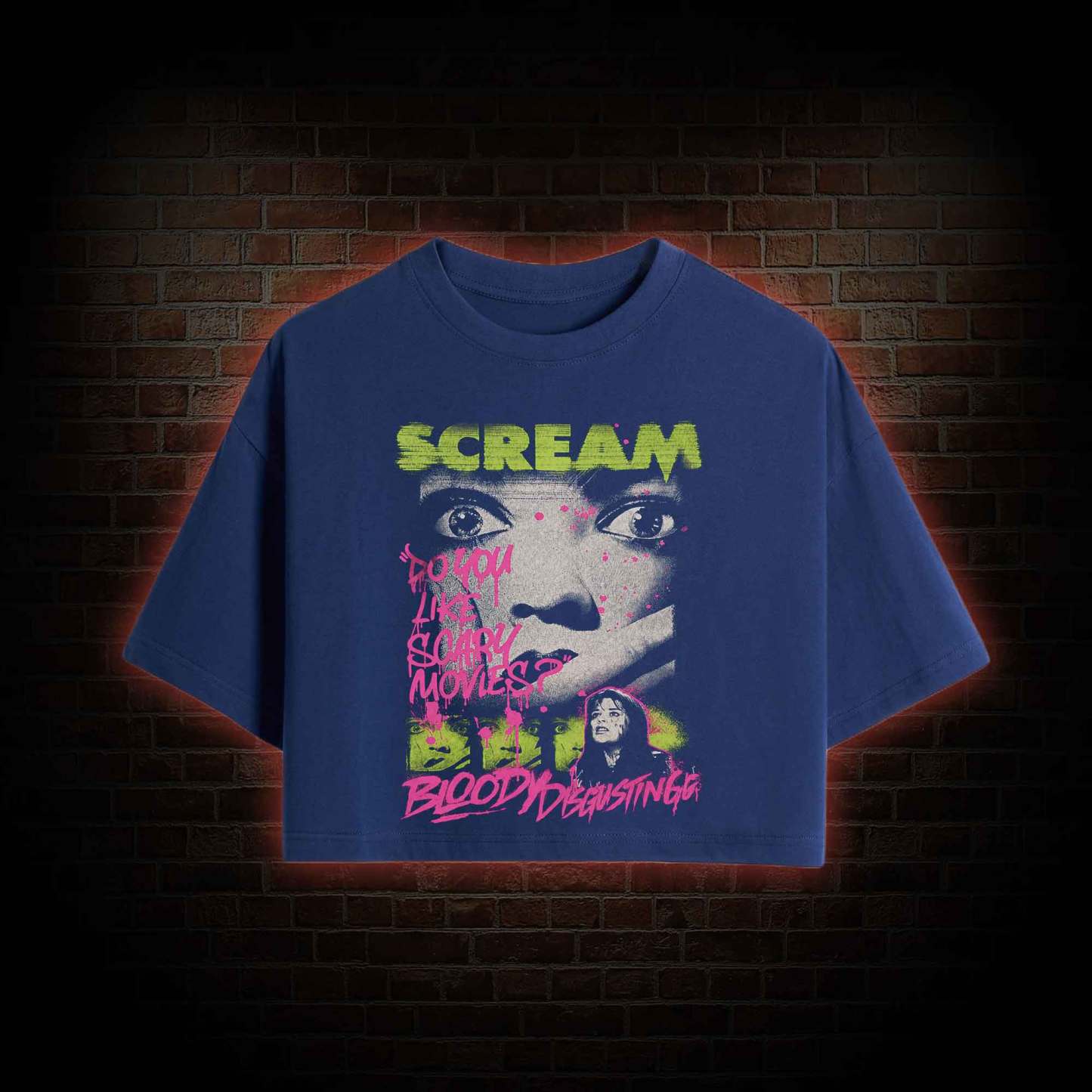 Do You Like Scary Movies Crop Top