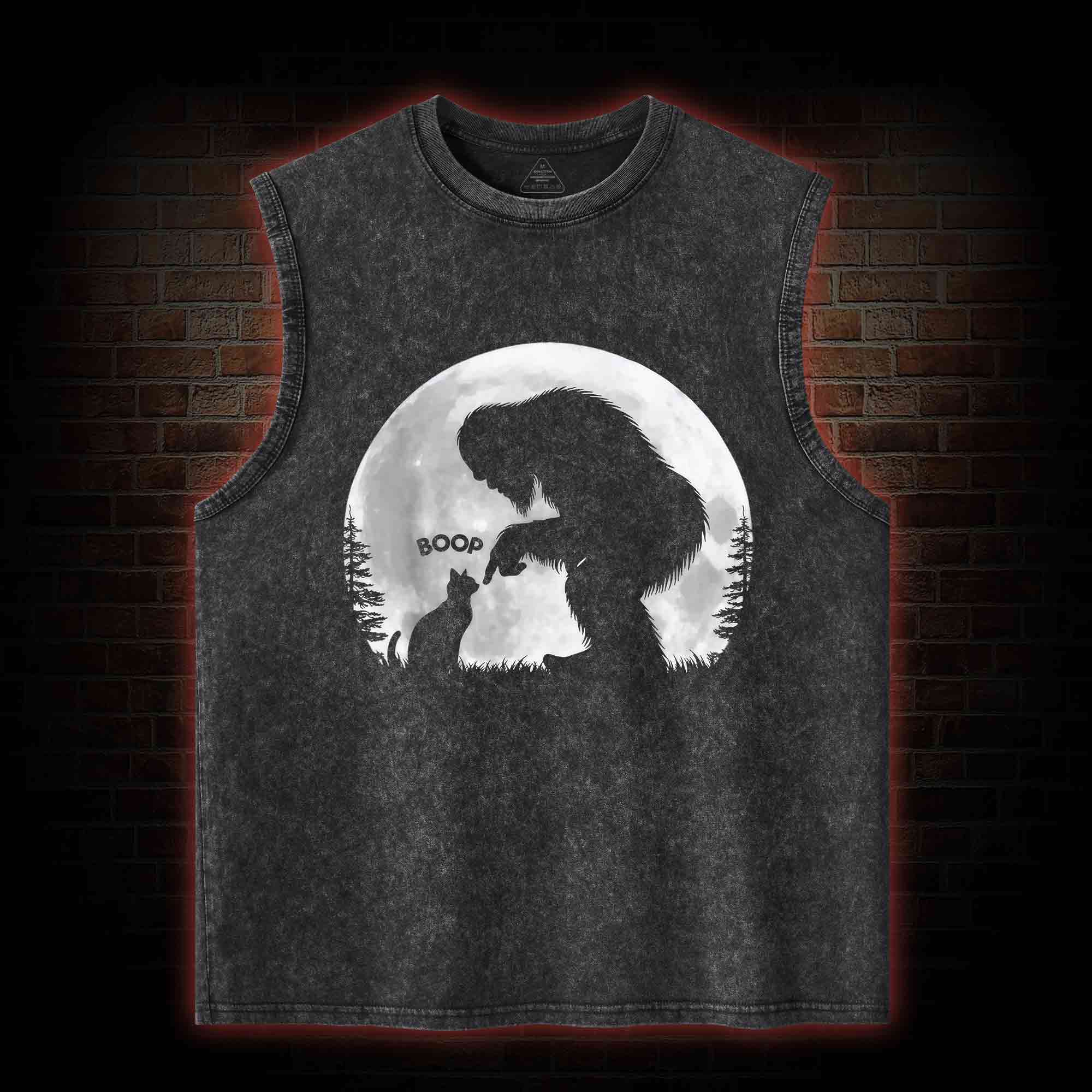 Hand Boop Nose Washed Tank Top