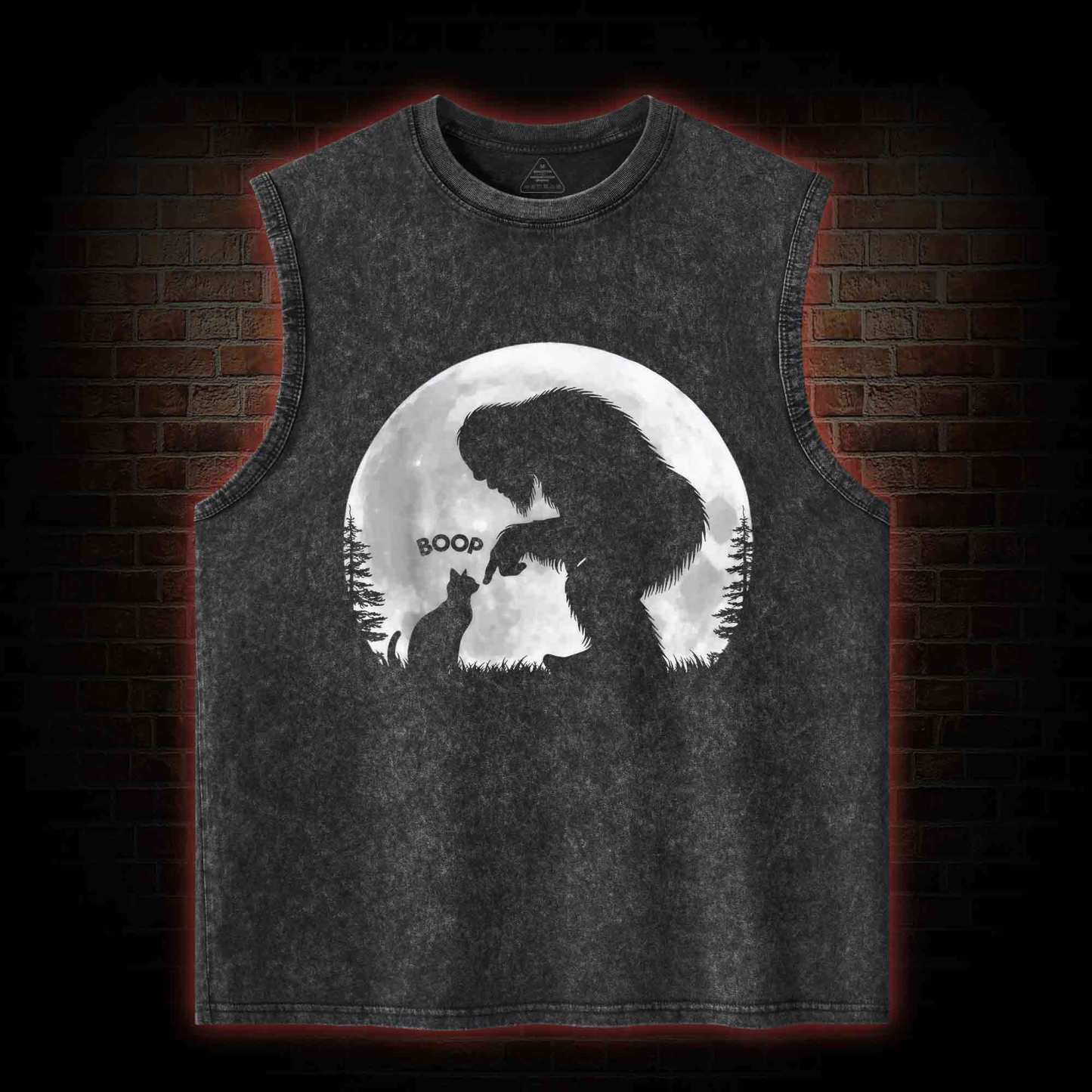 Hand Boop Nose Washed Tank Top