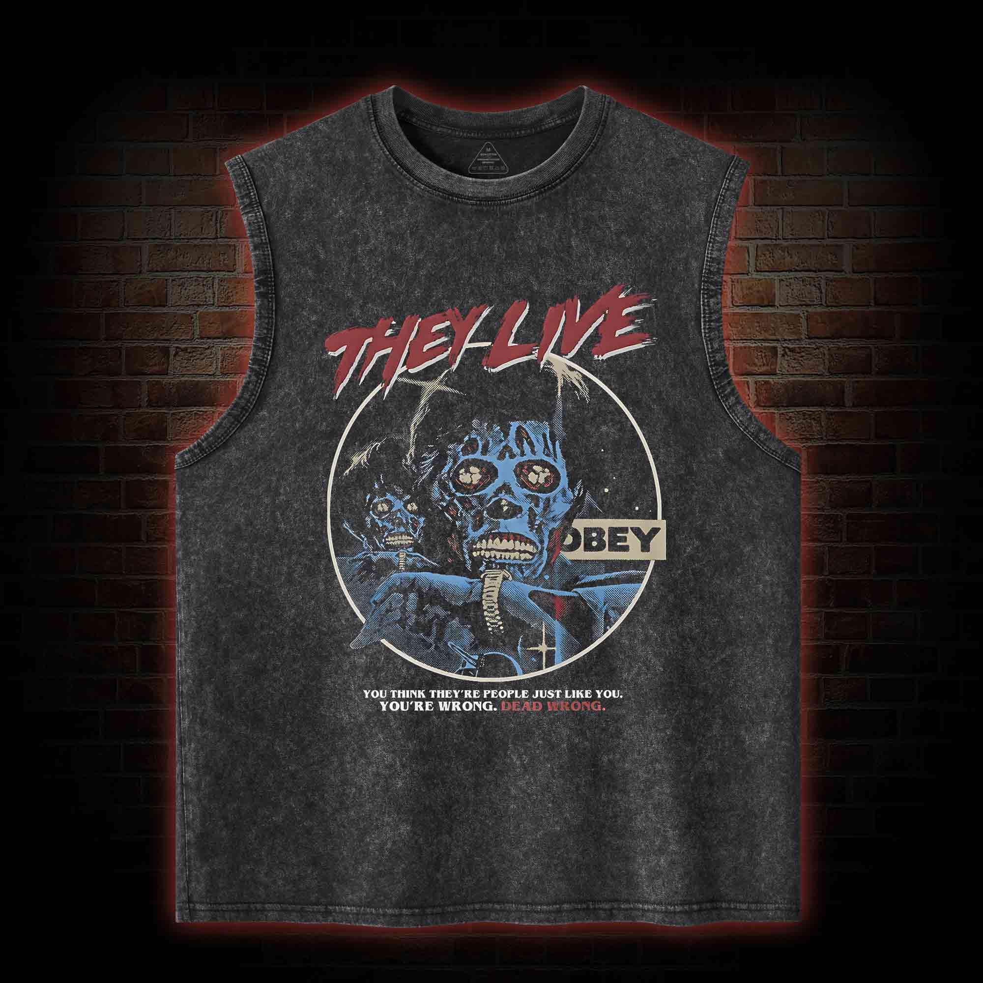 Dead Wrong Washed Tank Top