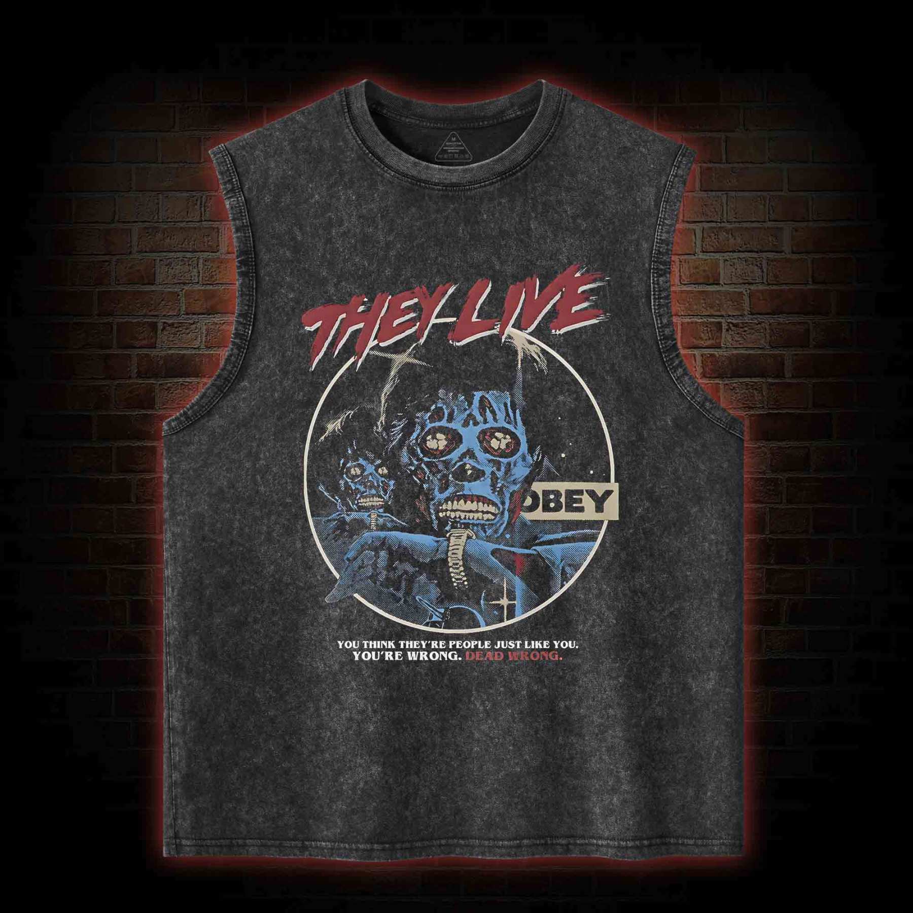 Dead Wrong Washed Tank Top
