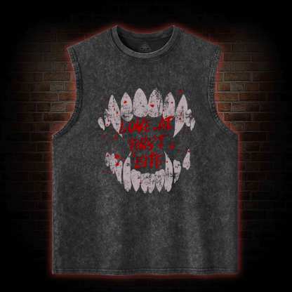 Love at First Bite Washed Tank Top
