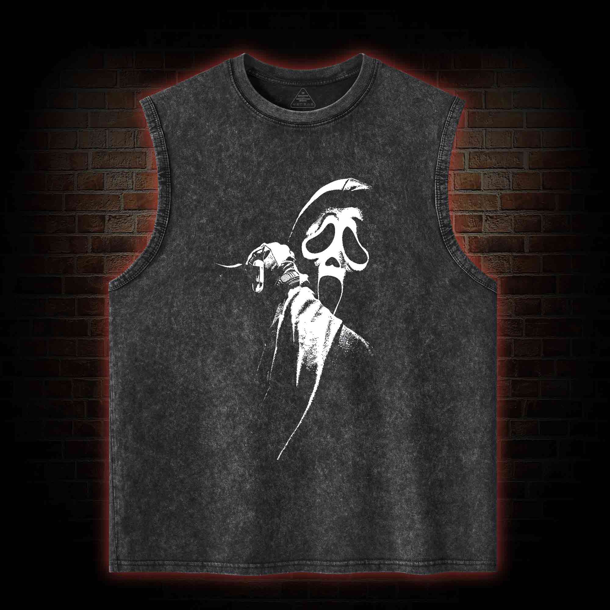 What's Your Favorite Scary Movie Washed Tank Top
