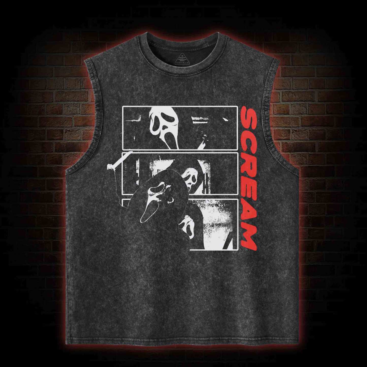 Don't Hang up the Phone Washed Tank Top
