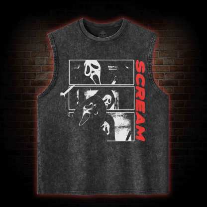 Don't Hang up the Phone Washed Tank Top