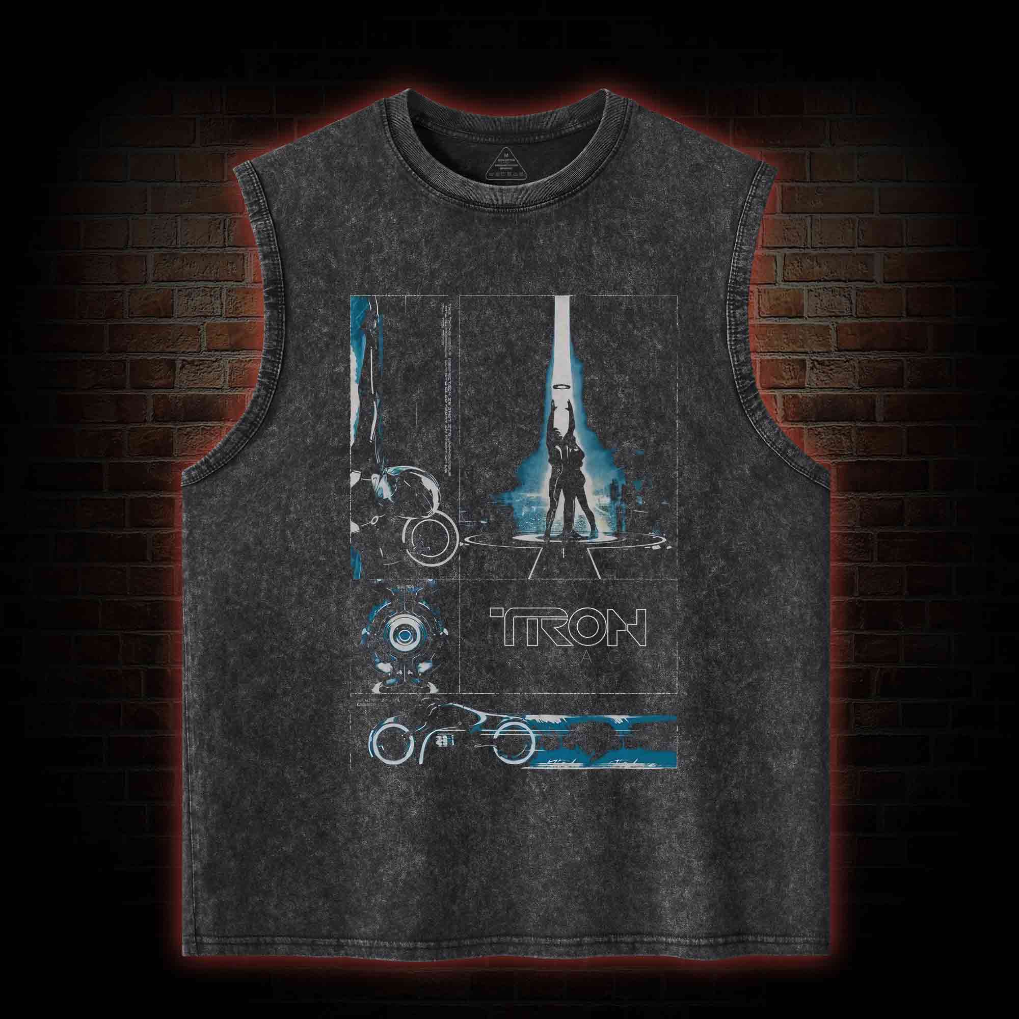 The Grid A Digital Frontier Washed Tank Top