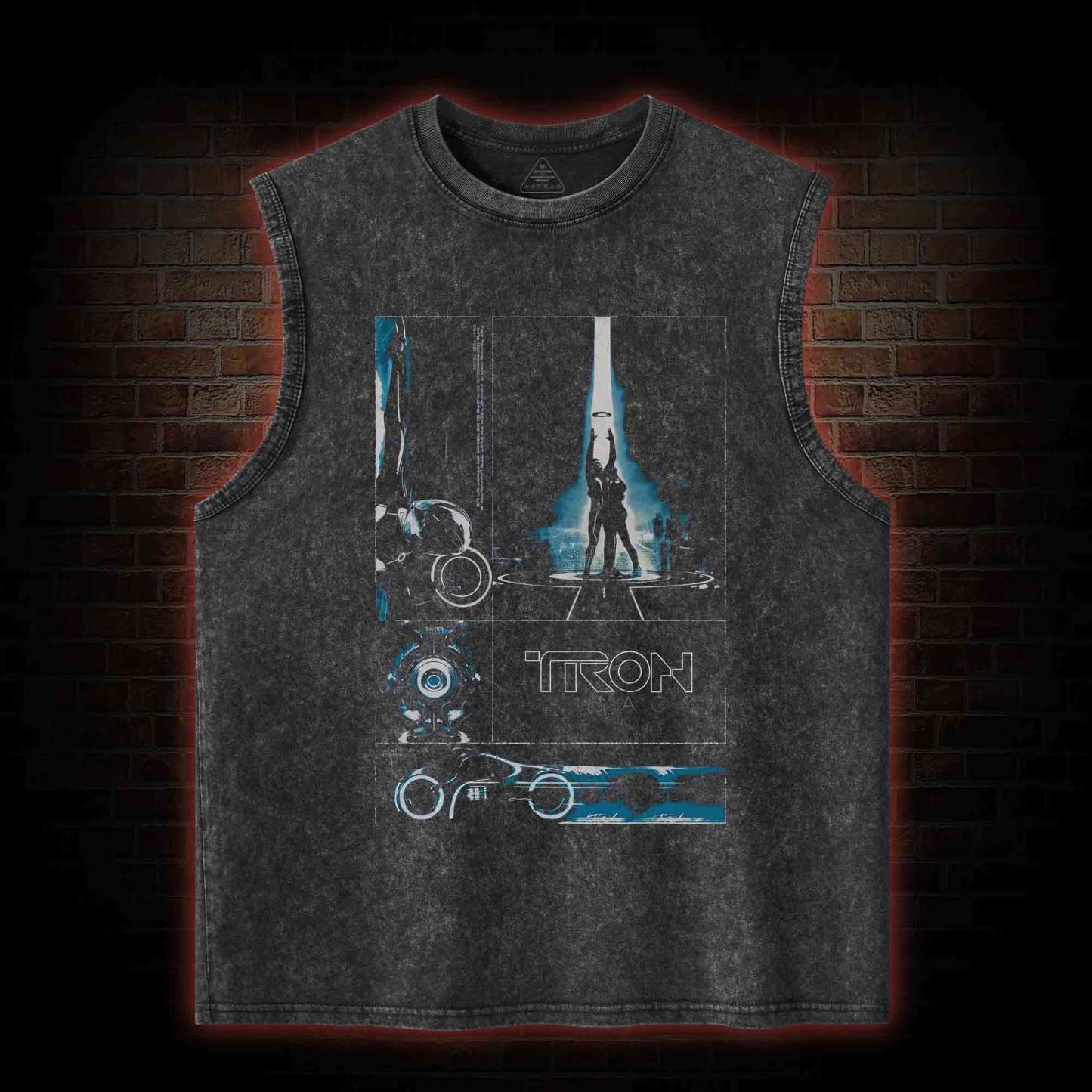 The Grid A Digital Frontier Washed Tank Top
