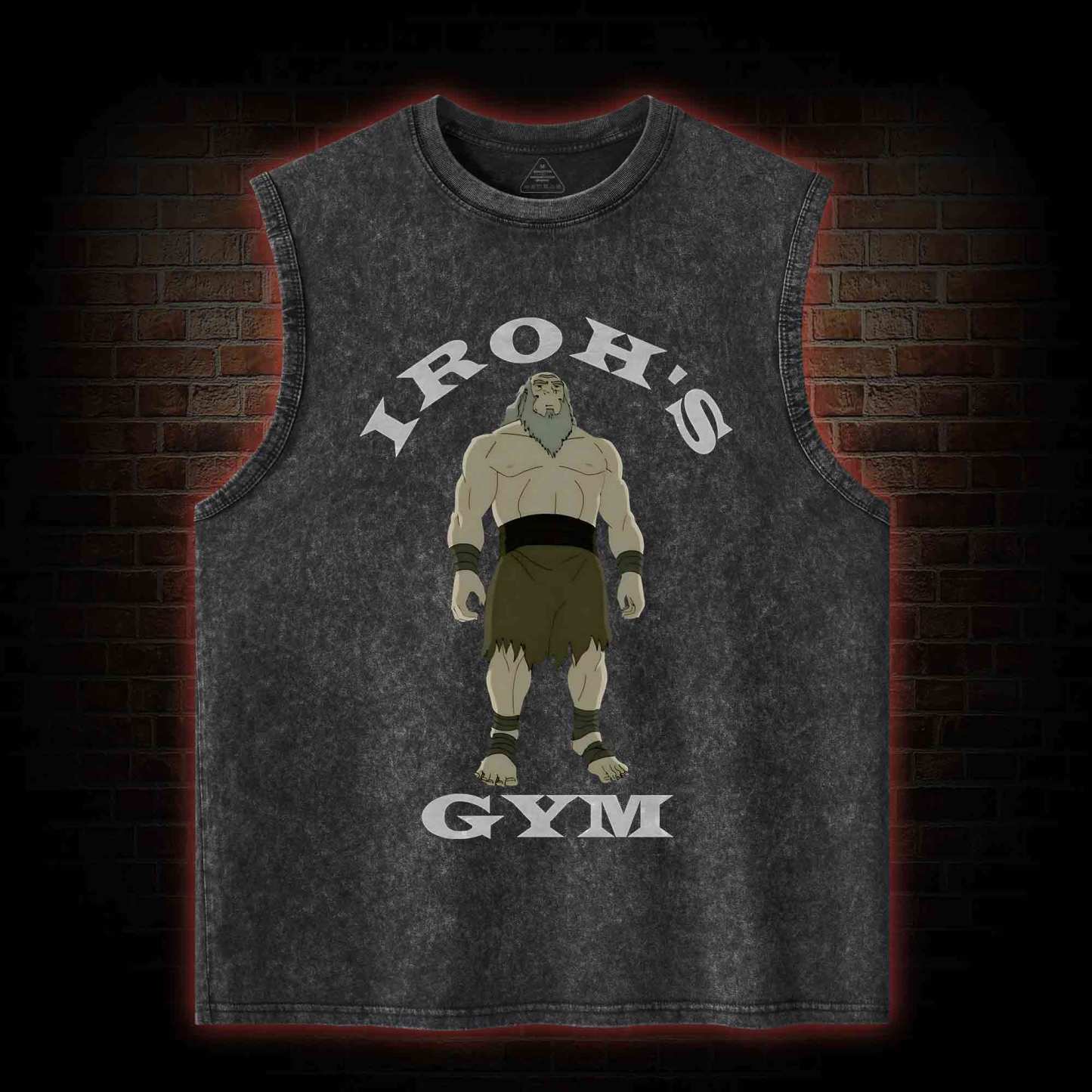 Iroh's Gym Washed Tank Top