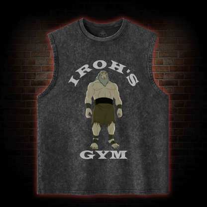 Iroh's Gym Washed Tank Top