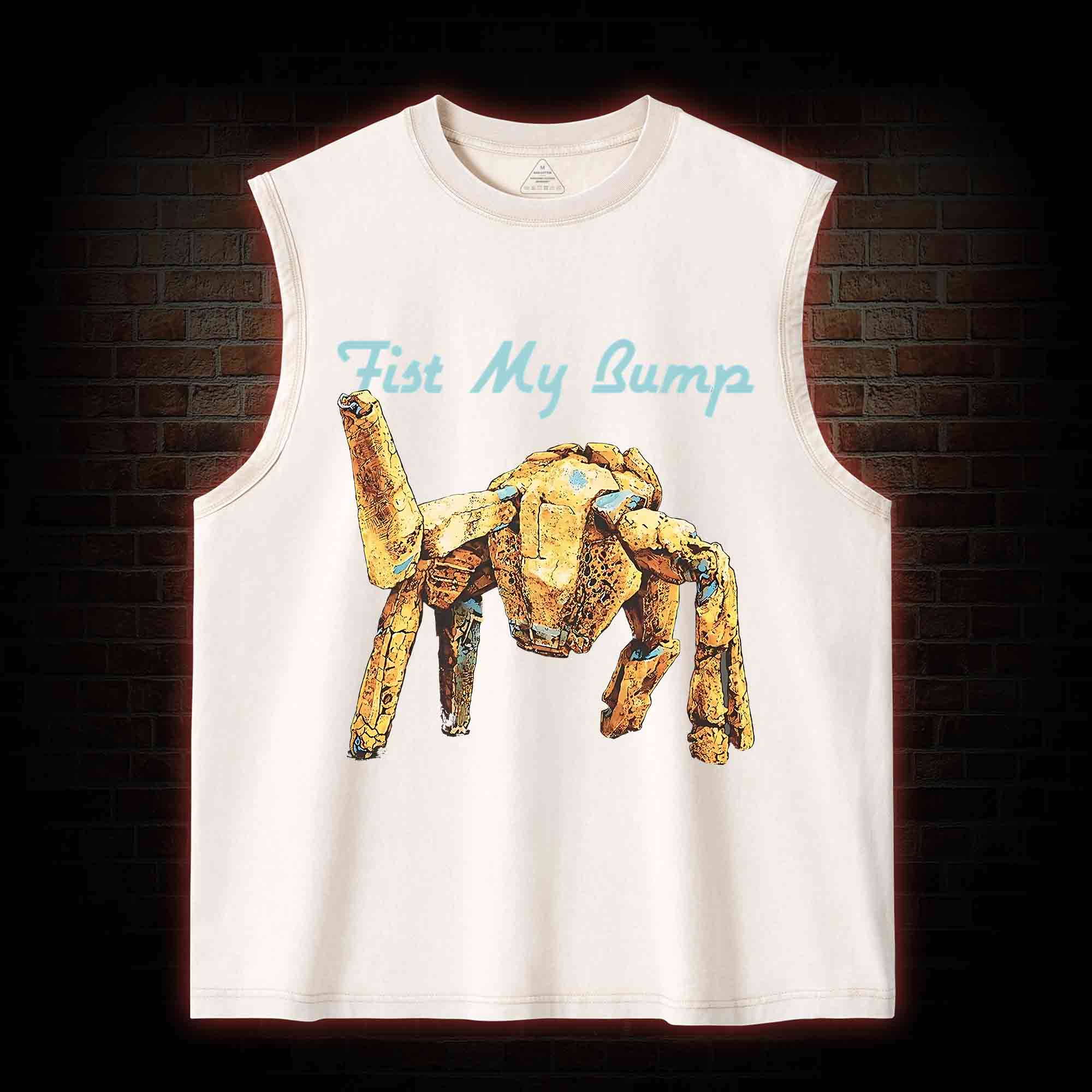 Fist My Bump Washed Tank Top
