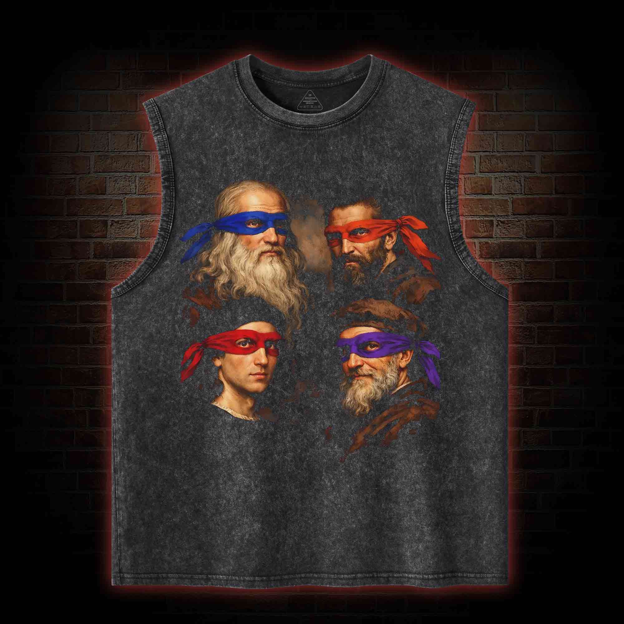 Masters of Art by day Washed Tank Top