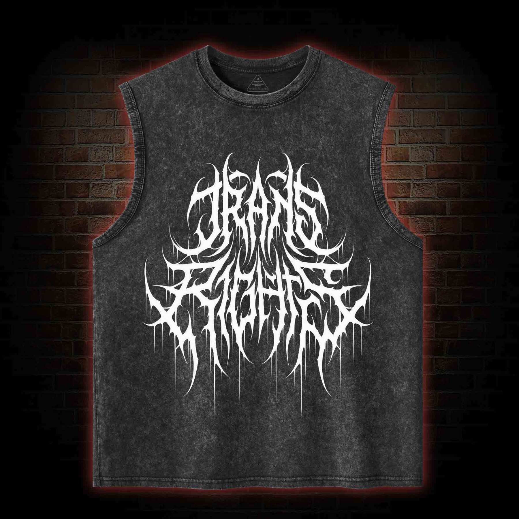 Trans Rights Washed Tank Top