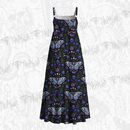 234Witchy Lunar Serpent Wildflower Wide Straps Maxi Dress