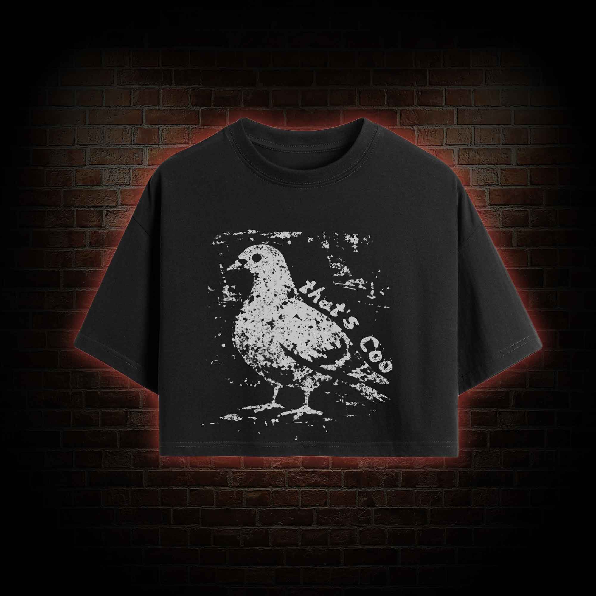 Pigeon Meme Crop Top