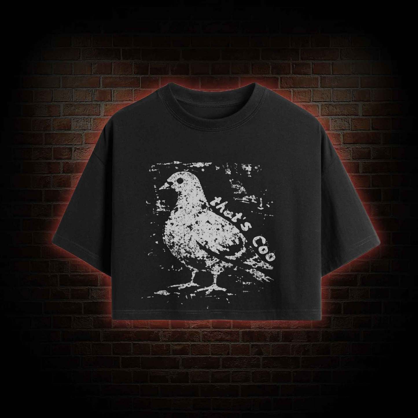 Pigeon Meme Crop Top