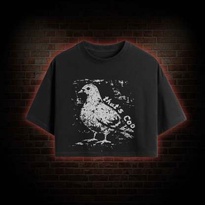 Pigeon Meme Crop Top