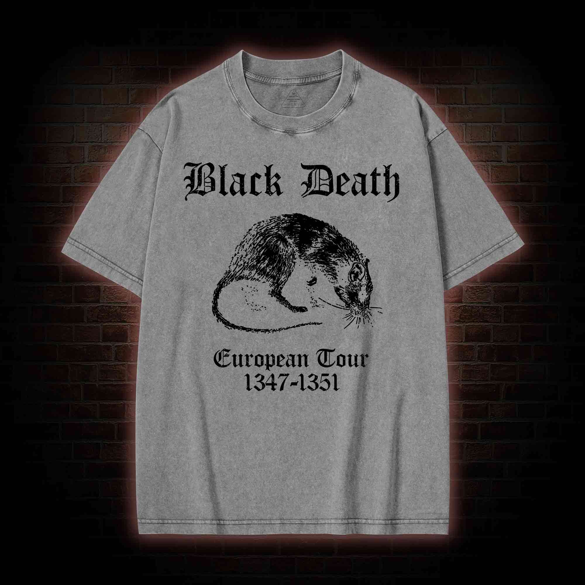 Black Death Washed T-shirt