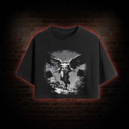 Lift like a God Greek mythology Crop Top