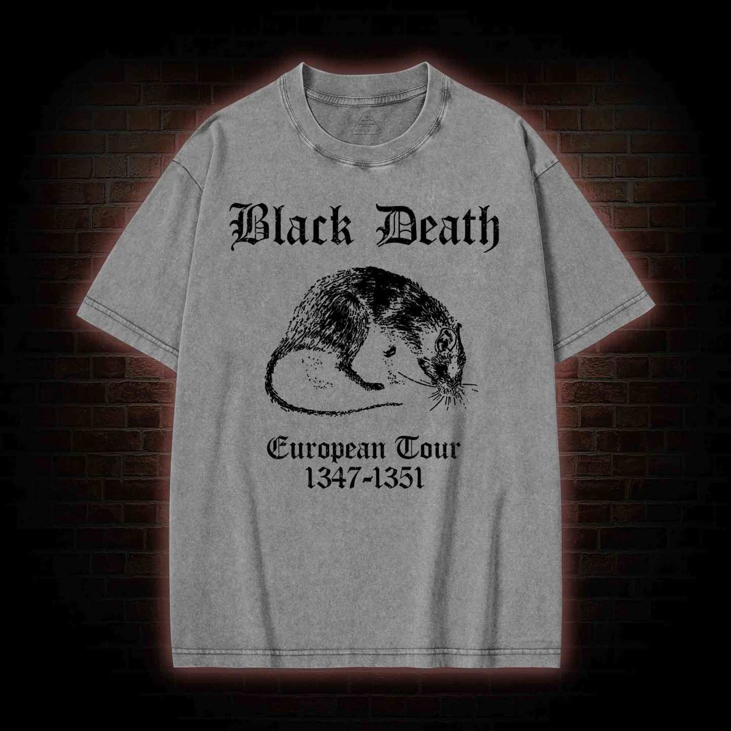 Black Death Washed T-shirt