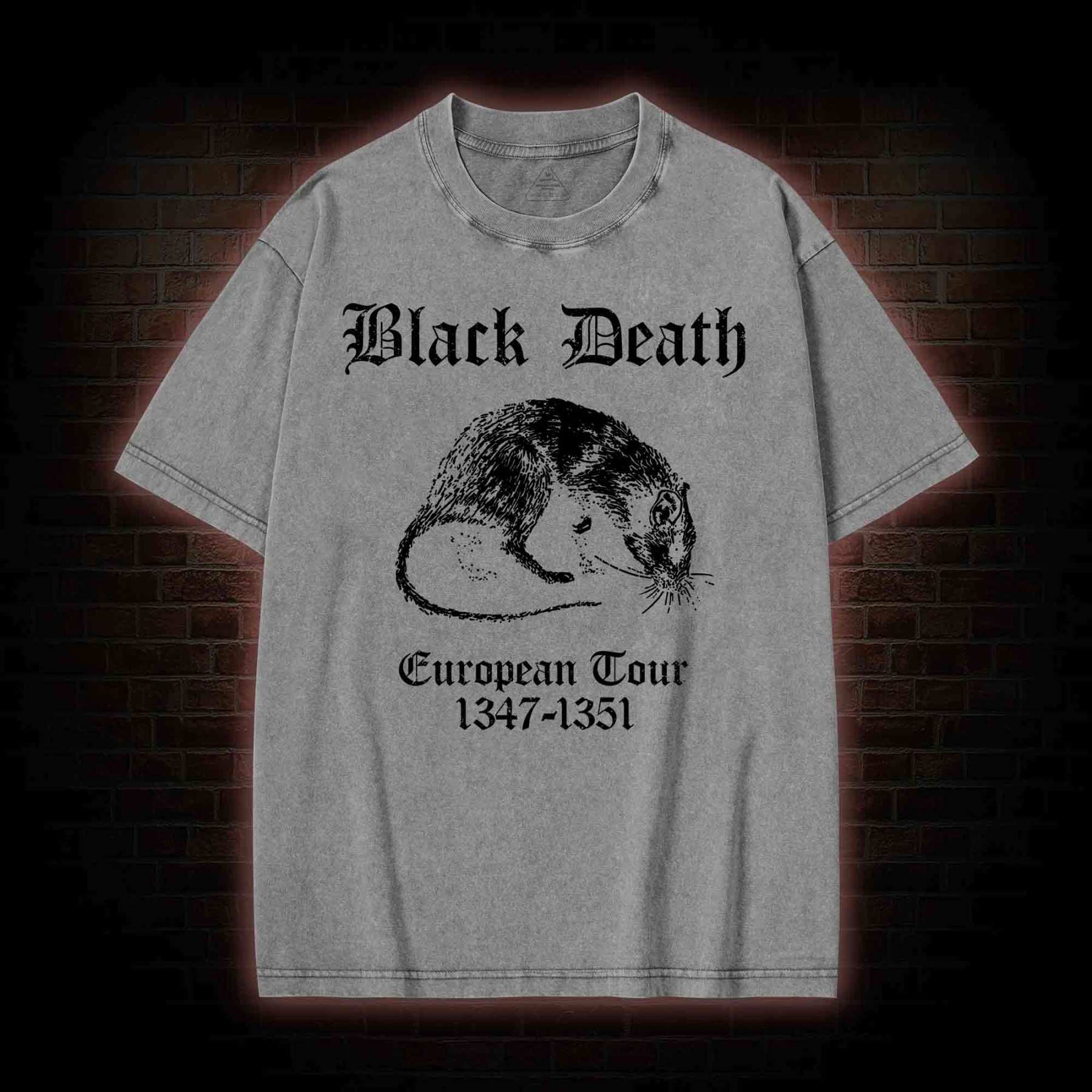Black Death Washed T-shirt
