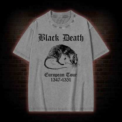 Black Death Washed T-shirt
