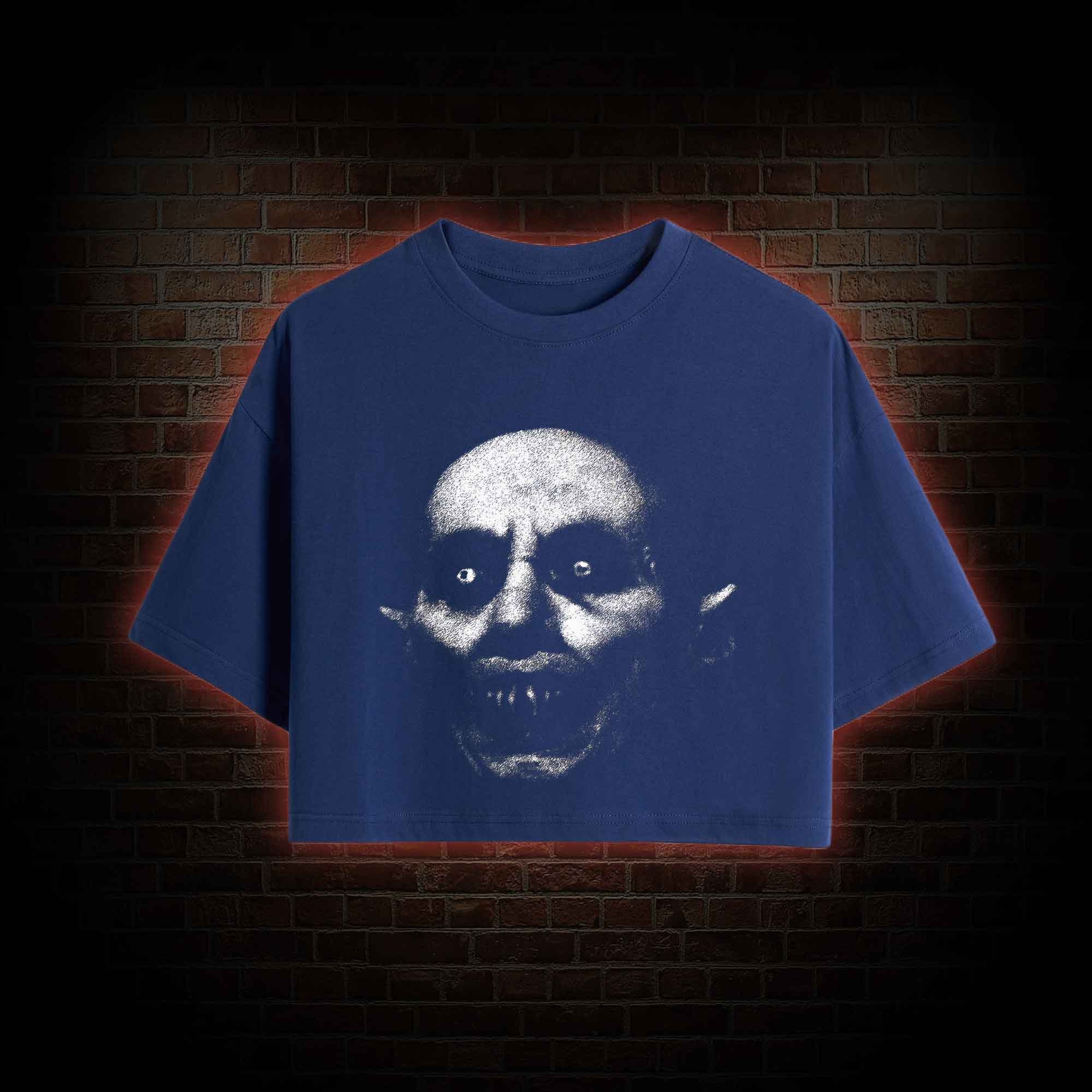 He Came from the Night of Death Crop Top