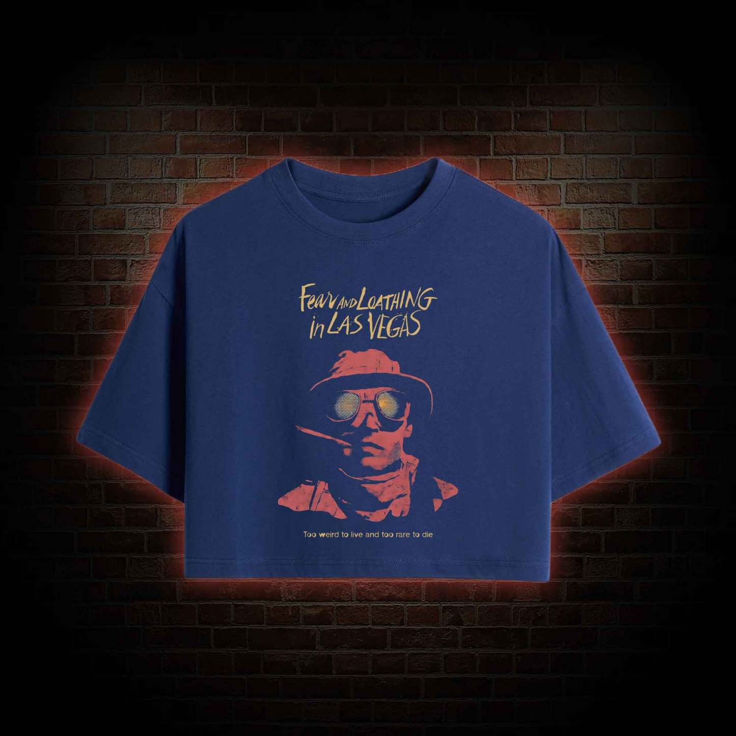 Too Weird to Live and too Rare to Die Crop Top
