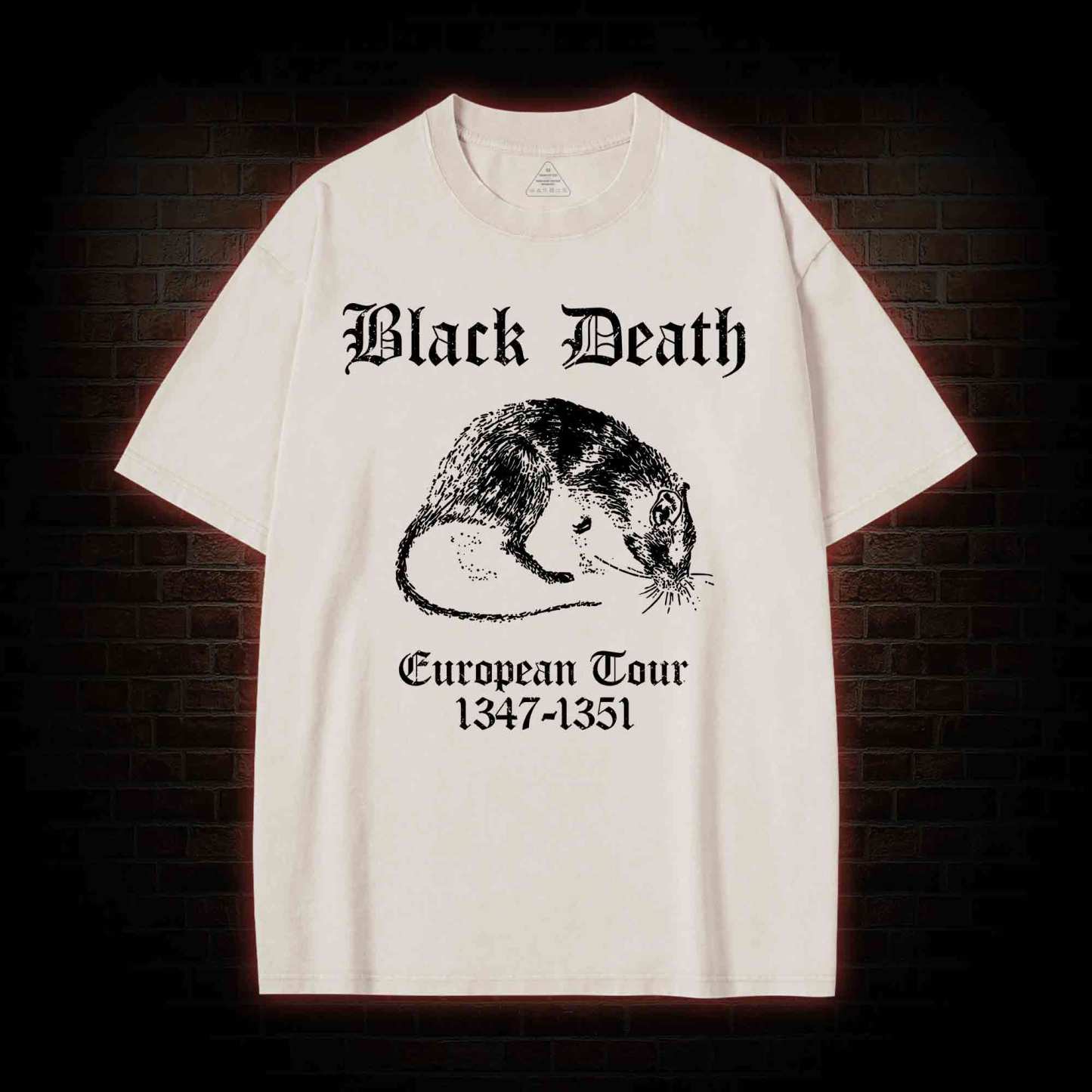 Black Death Washed T-shirt