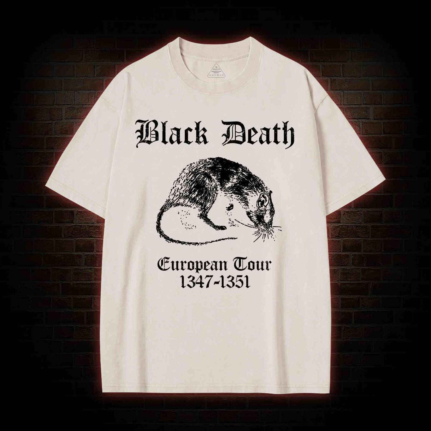 Black Death Washed T-shirt