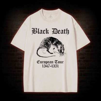 Black Death Washed T-shirt